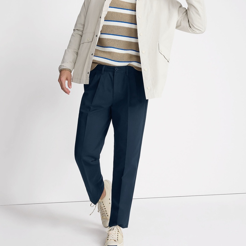 Lands' End Men's Classic Navy Dress Pants